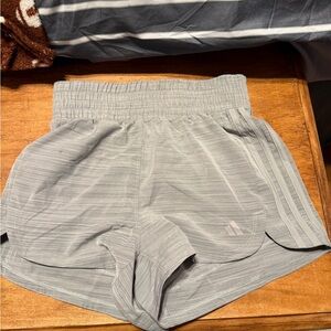 Adidas Women's Light Gray Athletic Shorts
